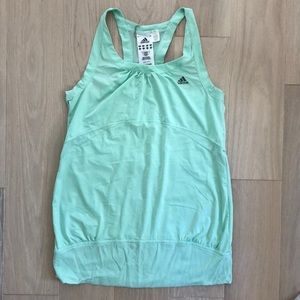 Adidas sea foam green tank top Size S